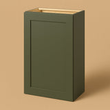 Hampton Bay Avondale 21" Fern Green Shaker Wall Kitchen Cabinet
