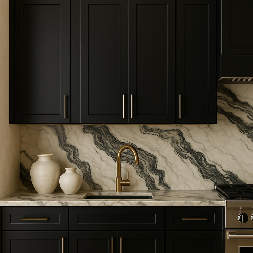 Hampton Bay Avondale Raven Black Shaker Wall Kitchen Cabinet, 12x12x30 Inches