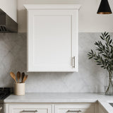 Hampton Bay Avondale 24 in. Alpine White Shaker Wall Kitchen Cabinet
