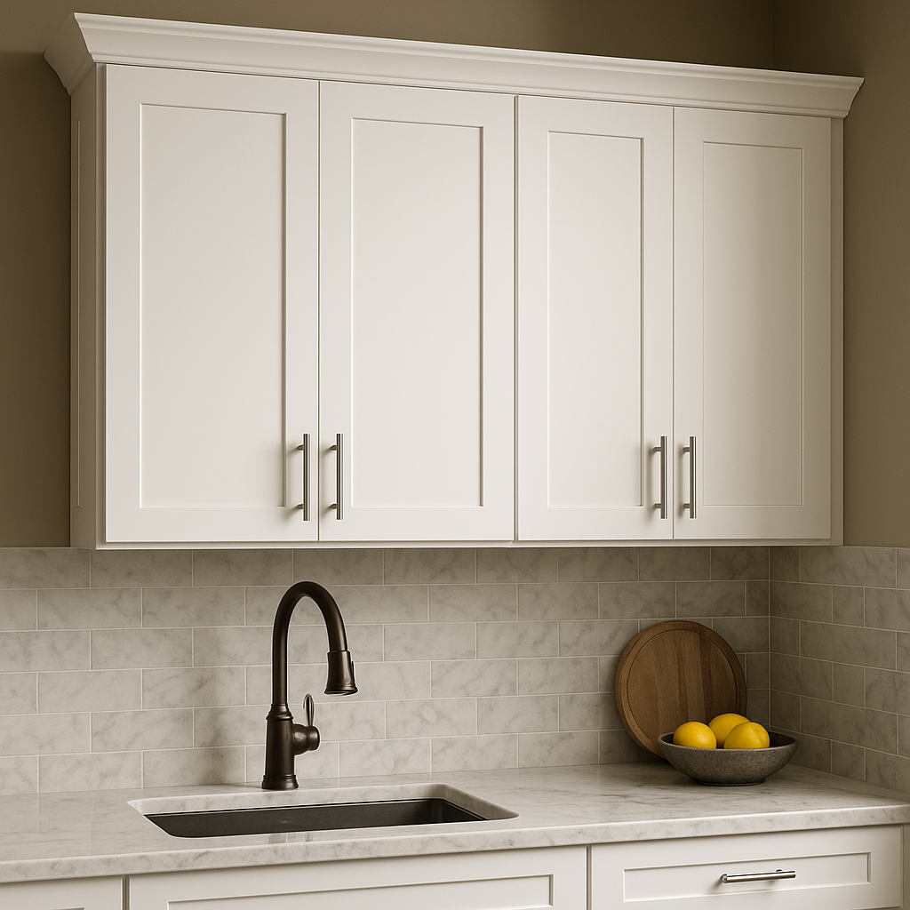 Hampton Bay Avondale 36" Alpine White Shaker Wall Kitchen Cabinet