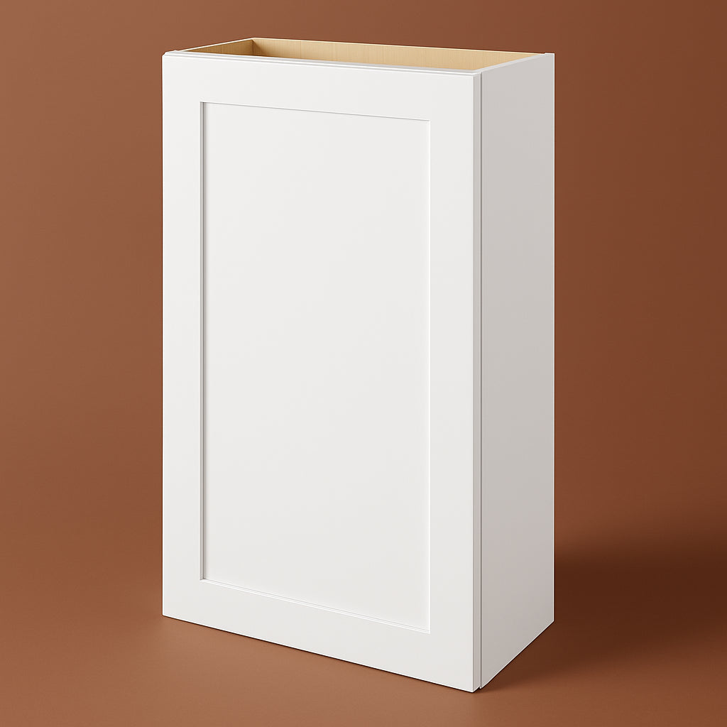 Hampton Bay Avondale Shaker Wall Kitchen Cabinet, Alpine White, 24x12x42 in.