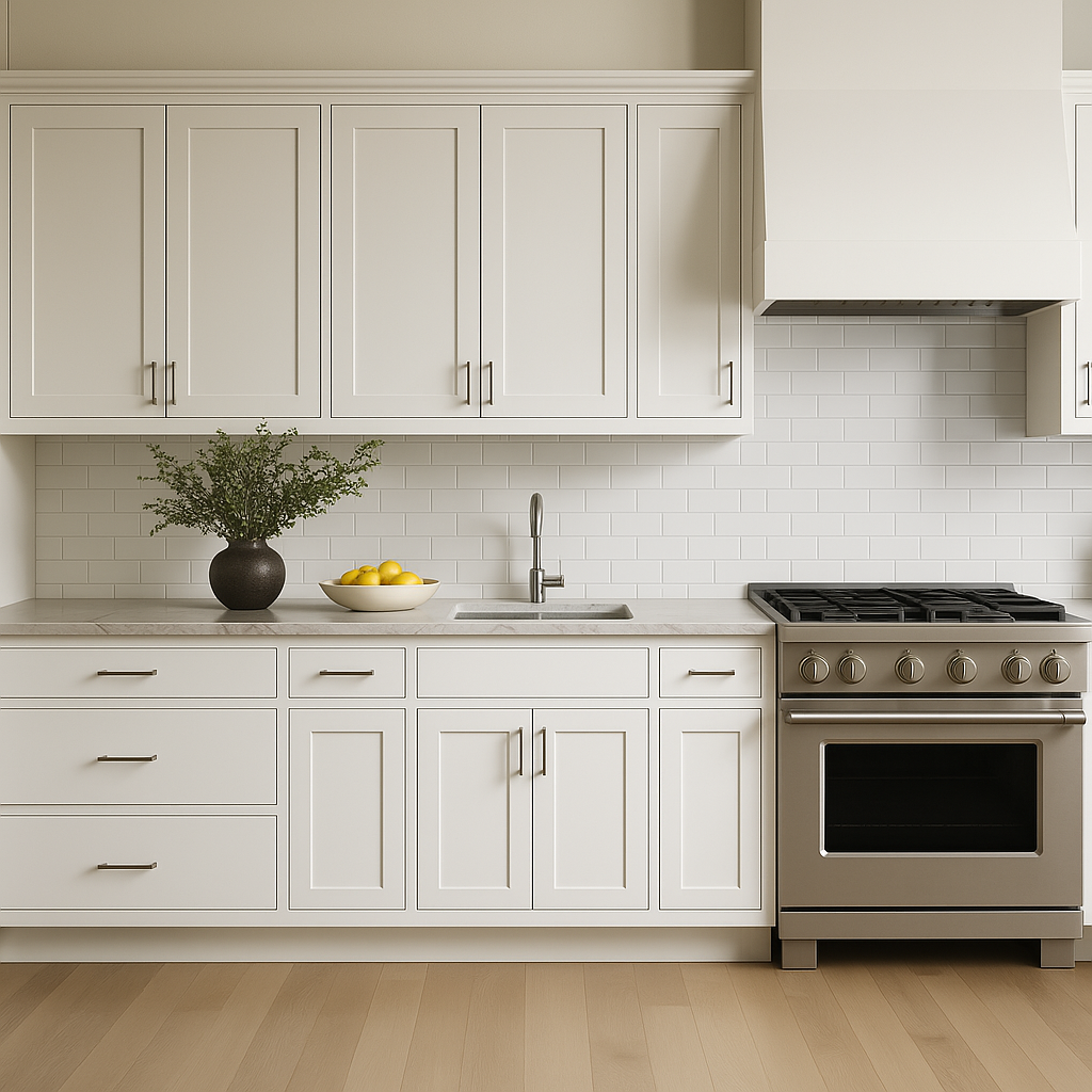 Hampton Bay Avondale 27-inch Alpine White Shaker Base Kitchen Cabinet