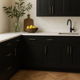 Hampton Bay Avondale 18-inch Shaker Base Kitchen Cabinet in Raven Black