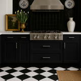 Hampton Bay Avondale Ready to Assemble Plywood Shaker Base Kitchen Cabinet in Raven Black
