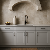 Hampton Bay Avondale 24" Dove Gray Shaker Base Kitchen Cabinet