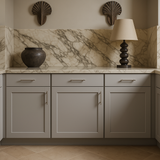 Hampton Bay Avondale 24" Dove Gray Shaker Base Kitchen Cabinet