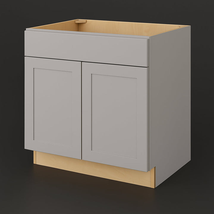 Hampton Bay Avondale 36-inch Dove Gray Shaker Base Kitchen Cabinet