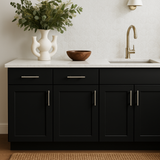 Hampton Bay Avondale Shaker Base Kitchen Cabinet in Raven Black