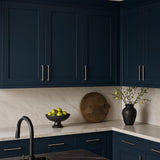 Hampton Bay Ink Blue Shaker Wall Kitchen Cabinet - 30x12x30