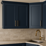 Hampton Bay Ink Blue Shaker Wall Kitchen Cabinet - 30x12x30