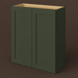 Hampton Bay Avondale 30" Shaker Wall Kitchen Cabinet in Fern Green