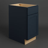Hampton Bay Avondale Ink Blue Shaker Base Kitchen Cabinet - 15 in. W x 24 in. D x 34.5 in. H