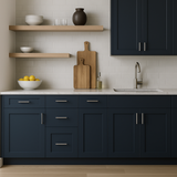 Hampton Bay Avondale Ink Blue Shaker Base Kitchen Cabinet - 15 in. W x 24 in. D x 34.5 in. H