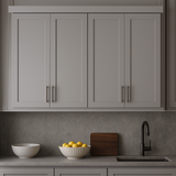 Hampton Bay Avondale Shaker Wall Kitchen Cabinet, Dove Gray, 30x12x36 in.
