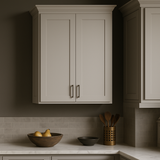 Hampton Bay Avondale Shaker Wall Kitchen Cabinet, Dove Gray, 30x12x36 in.