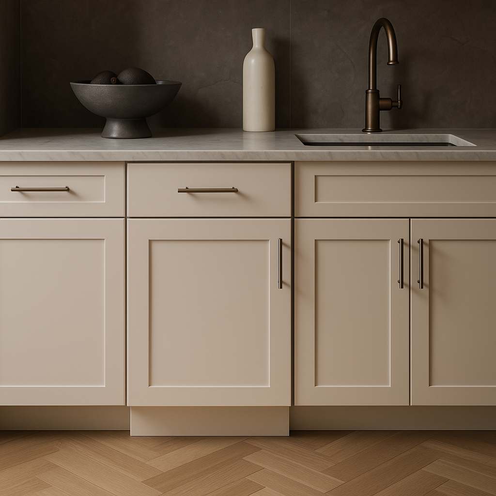 Hampton Bay Avondale 15-inch Shaker Base Kitchen Cabinet in Antique White