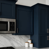 Hampton Bay Ink Blue Shaker Wall Kitchen Cabinet - 24x12x30 Inches