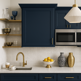 Hampton Bay Ink Blue Shaker Wall Kitchen Cabinet - 24x12x30 Inches