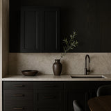 Hampton Bay Avondale 27-inch Raven Black Shaker Wall Kitchen Cabinet