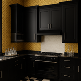 Hampton Bay Avondale 24 in. Shaker Wall Kitchen Cabinet in Raven Black