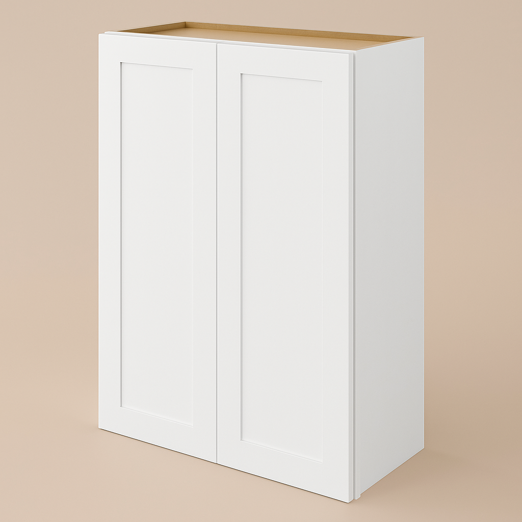 Hampton Bay Avondale 30 in. Alpine White Shaker Wall Kitchen Cabinet