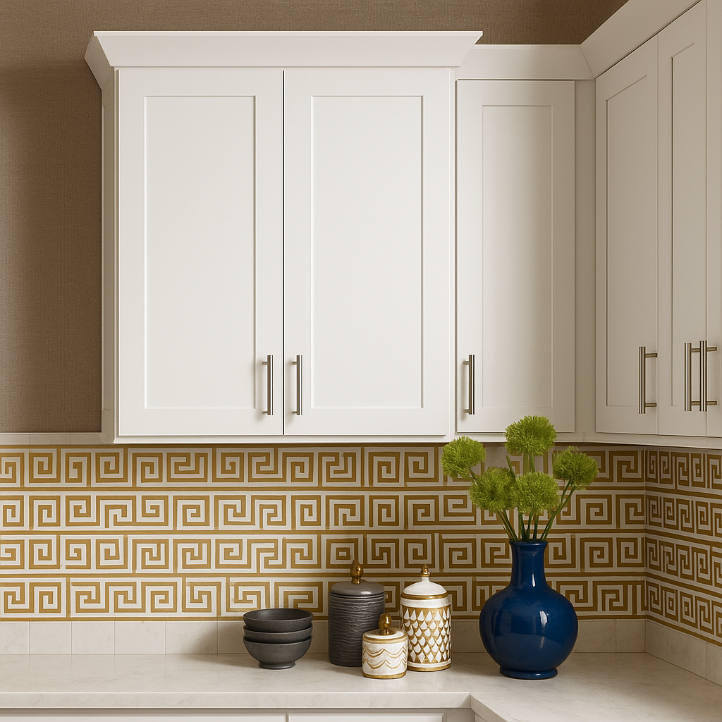 Hampton Bay Avondale 30 in. Alpine White Shaker Wall Kitchen Cabinet