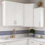 Hampton Bay Avondale 30 in. Alpine White Shaker Wall Kitchen Cabinet