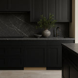 Hampton Bay Avondale 24-inch Shaker Base Kitchen Cabinet in Raven Black