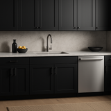 Hampton Bay Avondale 36" Shaker Sink Base Cabinet in Raven Black