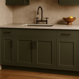 Hampton Bay Avondale 36 in. Shaker Sink Base Kitchen Cabinet - Fern Green