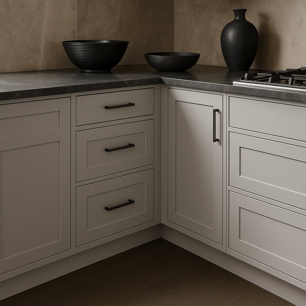 Hampton Bay Avondale Shaker Drawer Base Kitchen Cabinet in Dove Gray