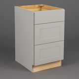 Hampton Bay Avondale Shaker Drawer Base Kitchen Cabinet in Dove Gray
