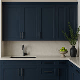Hampton Bay Ink Blue Shaker Wall Kitchen Cabinet - 36 in. W x 12 in. D x 36 in. H