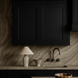 Hampton Bay Avondale 36 in. Shaker Wall Kitchen Cabinet in Raven Black