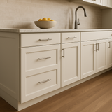 Hampton Bay Avondale 24" Shaker Base Kitchen Cabinet in Antique White