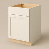 Hampton Bay Avondale 24" Shaker Base Kitchen Cabinet in Antique White