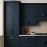 Hampton Bay Avondale Ink Blue Shaker Wall Kitchen Cabinet - 30x12x42