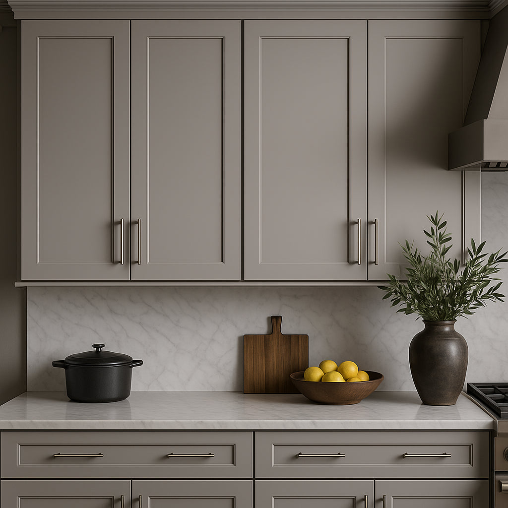 Hampton Bay Avondale 30" Dove Gray Shaker Wall Kitchen Cabinet