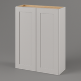 Hampton Bay Avondale 30" Dove Gray Shaker Wall Kitchen Cabinet