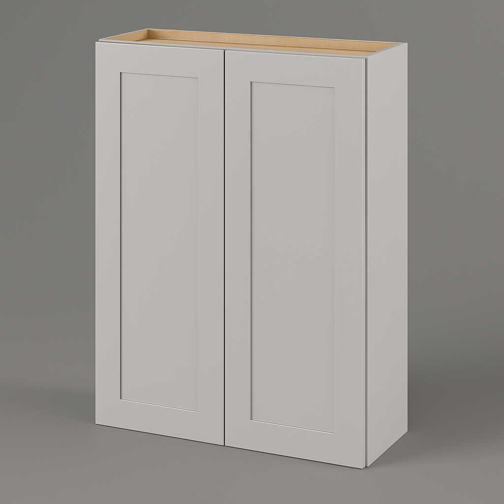 Hampton Bay Avondale 30" Dove Gray Shaker Wall Kitchen Cabinet