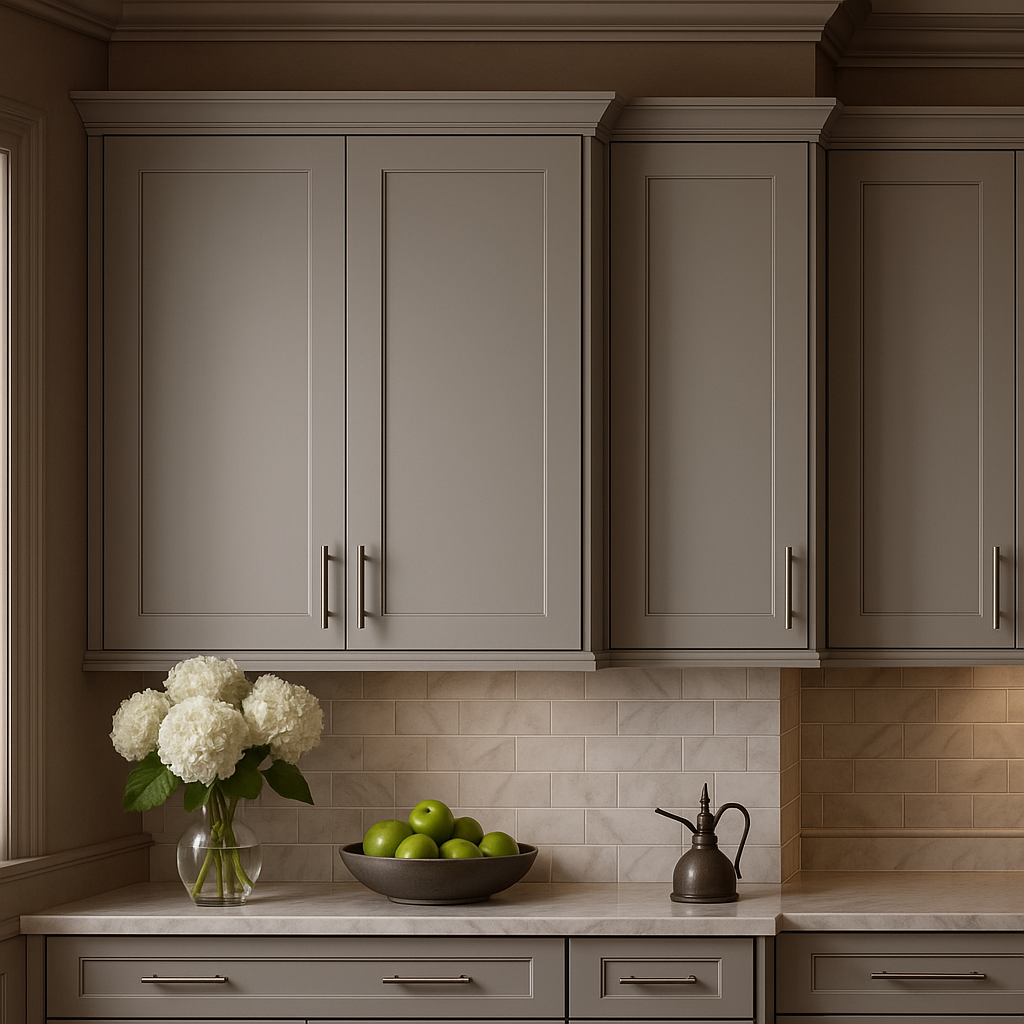 Hampton Bay Avondale 30" Dove Gray Shaker Wall Kitchen Cabinet