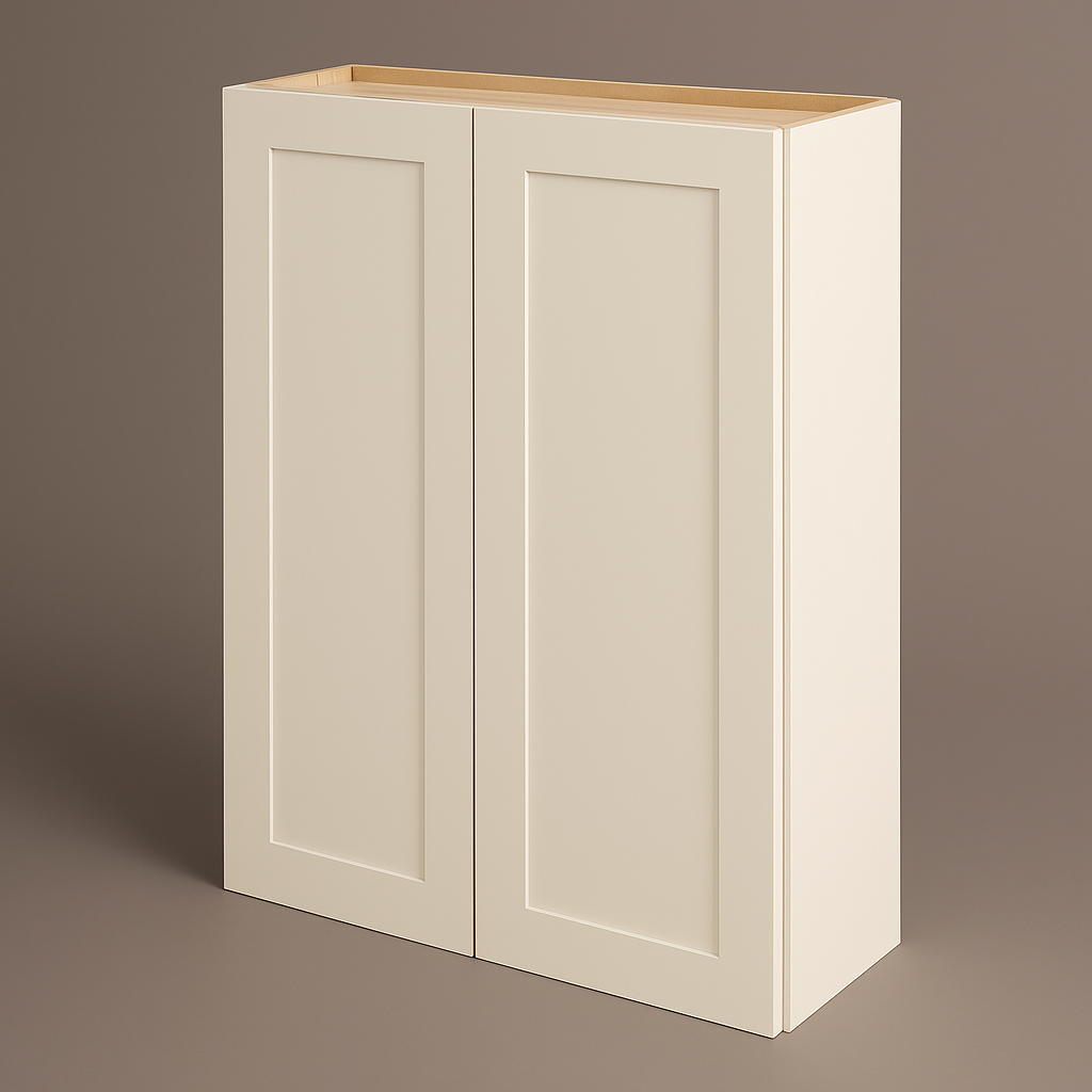 Hampton Bay Avondale 30 in. Ready to Assemble Plywood Shaker Wall Kitchen Cabinet in Antique White