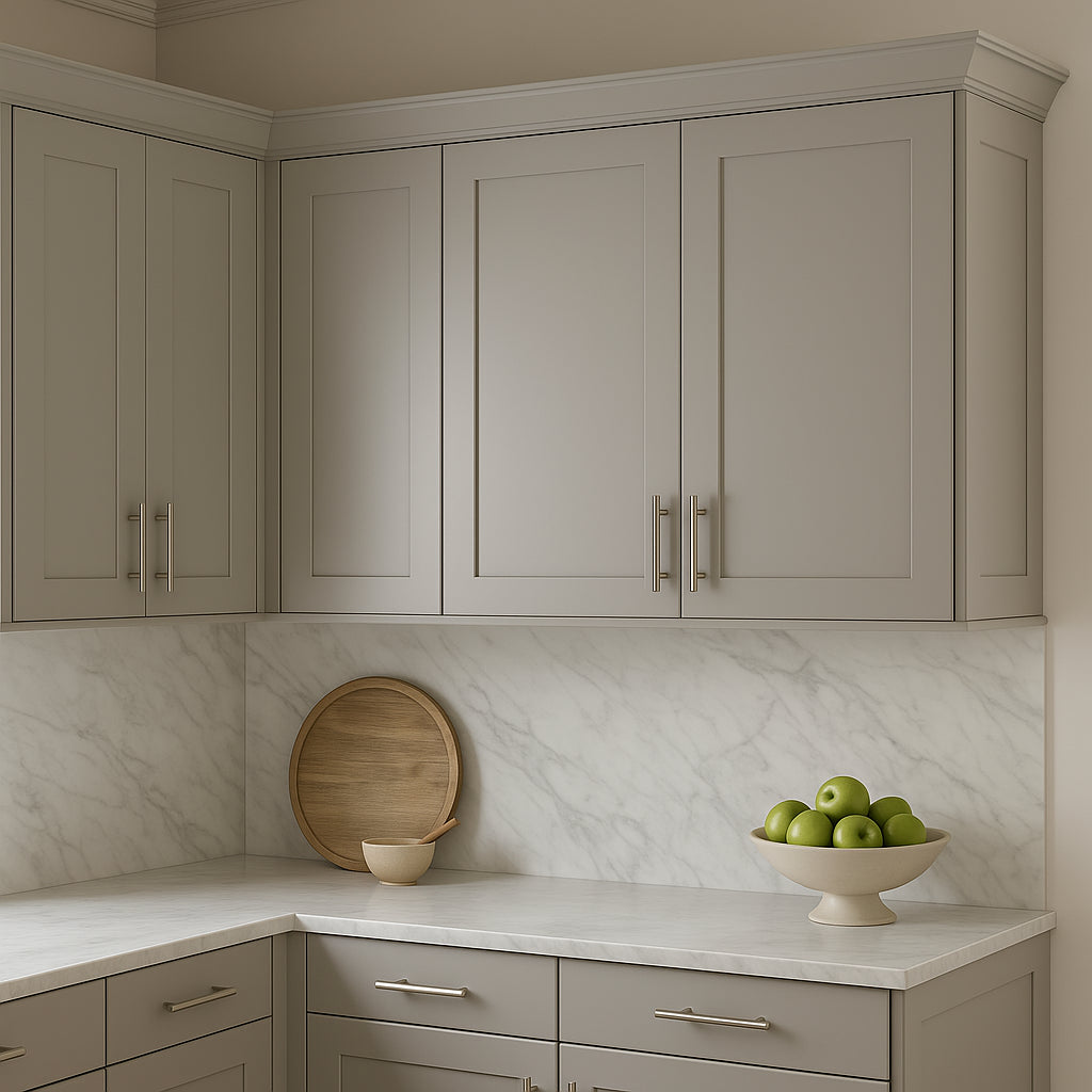 Hampton Bay Avondale Shaker Wall Kitchen Cabinet, Dove Gray, 36x12x36