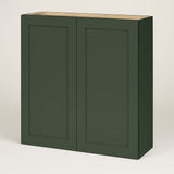 Hampton Bay Avondale 36 in. Shaker Wall Kitchen Cabinet in Fern Green
