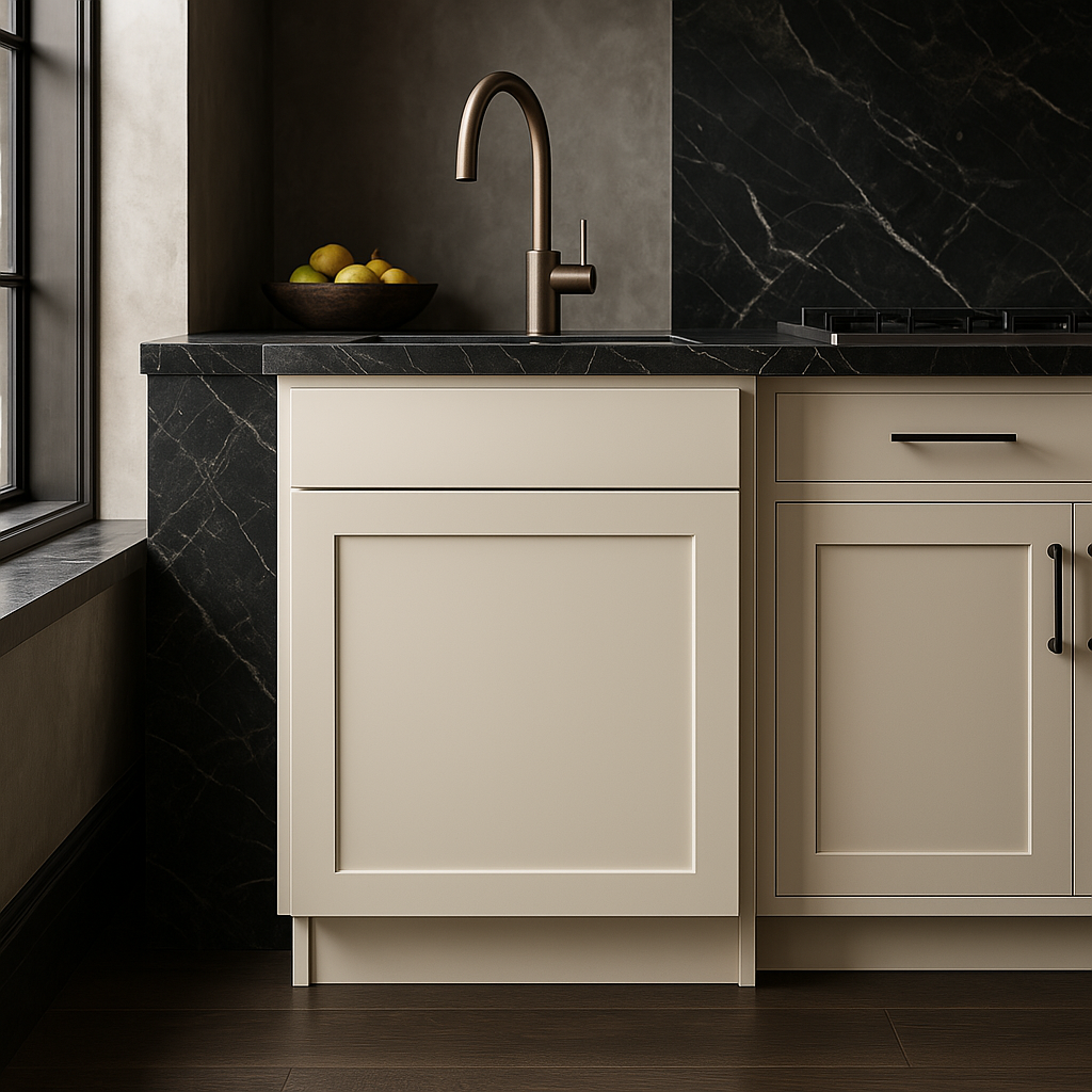 Hampton Bay Avondale 21-inch Shaker Base Kitchen Cabinet in Antique White