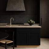 Hampton Bay Avondale 36 in. Shaker Base Kitchen Cabinet in Raven Black