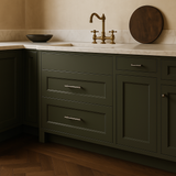 Hampton Bay Avondale 24" Shaker Drawer Base Cabinet in Fern Green