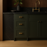 Hampton Bay Avondale 18-inch Shaker Drawer Base Cabinet in Fern Green