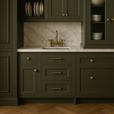 Hampton Bay Avondale 18-inch Shaker Drawer Base Cabinet in Fern Green
