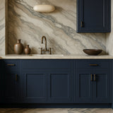 Hampton Bay Avondale Ink Blue Shaker Base Kitchen Cabinet - 36 in. W x 24 in. D x 34.5 in. H